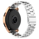 20 mm Samsung Galaxy Watch Active / Garmin Vivoactive 3 klockarmband i rostfritt stål - Silver