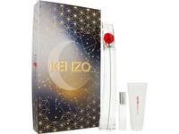 Set Kenzo Flower By Kenzo Edp 100Ml + Body Milk 75Ml + Edp 10Ml