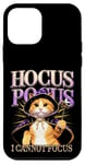 iPhone 12 mini Hocus Pocus I Cannot Focus Funny Cat Design Case