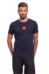 Hugo Boss Mens Short Sleeve T-shirt in Blue/Navy Cotton - Size Medium