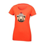 Columbia Unbearable Tee T-Shirt, Femmes XS Orange (Hot Pepper)