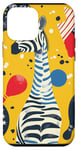 Coque pour iPhone 12 mini Jaune Pop Art Imprimé Animal Patriotique Bowling Drapeau Américain