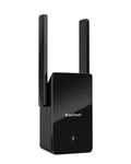 Répéteur WiFi 6 AX3000, Amplificateur WiFi, Repeteur WiFi Puissant avec Un Port Gigabit, WiFi Extender Double Bande 2402Mbps 5GHz & 574Mbps 2.4GHz, Compatible avec Toutes Les Box Internet