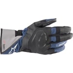 Mc-Handskar alpinestars - Mc handskar läder textil andes v3 drystar svart blå medium