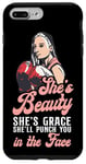 iPhone 7 Plus/8 Plus Boxing Girl Vintage She'S Beauty She'S Grace She'Ll Punch Case