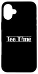 Coque pour iPhone 16 Plus Tee-Shirt Time Break Golf