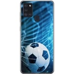 Samsung Galaxy A21s Transparent Mobilskal Fotboll