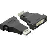 Câble adaptateur Value DisplayPort / DVI Fiche mâle DisplayPort, Prise femelle DVI-D 24+1 pôles 0.15 m noir 12.99.3157