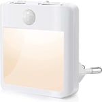 Lot de 1 Veilleuse Prise Electriqu-Veilleuse Enfant avec Détecteur de Mouvement-Luminosité réglable,Veilleuse LED(Blanc Chaud/Froid-Réglable),Plug