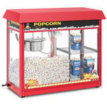 Machine À Popcorn Appareil Pop Corn Rouge Vitrine Présentation Chauffante 5kg/h