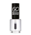 Rimmel London 60 Seconds Super Shine -kynsilakka, 8 ml, 740 Clear