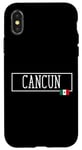 Coque pour iPhone X/XS Cancun Mexico Mexican Adventure Voyage Femmes Hommes