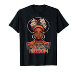 Education Is Freedom Black Teacher Books Black History Month T-Shirt