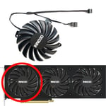 pour INNO3D GeForce RTX3080 3080ti 12GB bery OC Black Gold Extreme Edition foucorporelle carte remplacement ventilateur CF-12910S - Type left fan