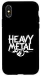 Coque pour iPhone X/XS Heavy Metal avec guitare électrique