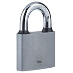 Yale - Y111S/38/121/1 Iron Padlock 38mm - Silver - Hardened Steel Shackle - Indoor use