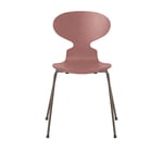 Fritz Hansen - Myran 3101 Wild Rose Färgad Ask/Brown Bronze - Matstolar - designer_arne_jacobsen - Rosa - Metall/Trä