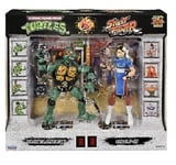 Bandai: 2 Pack Action Figure VS - TMNT vs Street Fighter (Michelangelo & Chun-Li)