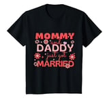 Youth Wedding Announcement Mommy & Daddy just got married Girls T-Shirt