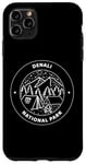 Coque pour iPhone 11 Pro Max Parc national de Denali Camp Mountain Fire Tree Moon Star