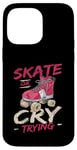 Coque pour iPhone 14 Pro Max Design de roller pour homme et femme Roller Derby