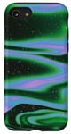 iPhone SE (2020) / 7 / 8 Green & Purple Aura Northern Lights Galaxy Aurora Borealis Case