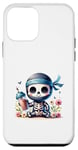 Coque pour iPhone 12 mini Cute Diet Ninja Shake Protéiné Squelette Ninja