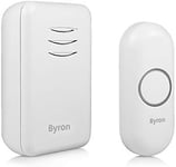 Byron DBY-22311 Wireless Portable Doorbell Set, 150 m Range, 16 Melodies