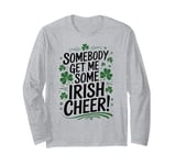 Funny Saint Patricks Day Irish Pride Shamrock Lucky Green Long Sleeve T-Shirt