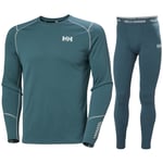 Helly Hansen Lifa Active skidunderstall, set, Herr, Mörkturkos