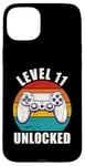 iPhone 15 Plus Level 11 Unlocked Funny Video Gamer 11 Birthday 11 Year Old Case