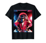 DJ Headphones Hip Hop Giant Headphones 80s 90s Rap turntable T-Shirt