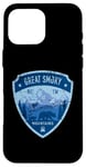 Coque pour iPhone 16 Pro Max Great Smoky Mountains NC TN USA Design vieilli