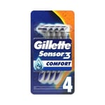 Gillette Sensor 3, Engångsrakhyvlar, 4 st