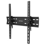 GRIFEMA Support Mural TV 26-55 Pouces - Fixation Murale TV Peut Contenir Jusqu'à 50KG, Accroche Television Mural Inclinable (± 15°) et Étend, Support Vesa 400x400mm Universel pour TV Plat / Incurvé