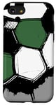 iPhone SE (2020) / 7 / 8 Football Soccer Ball Men's Gift Shirt Splatter Dark Green Case