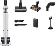 Samsung Vs20b95823w, 2-In-1 Stick Vacuum, Utan Påse, Svart, Vit, Torr, Multicyklonisk, Golv, Matta