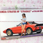 Hasegawa 1/24 LANCIA STRATOS HF STRADALE w/ITALIAN GIRL'S FIGURE Kit 05437 JAPAN