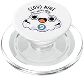 Jeu de mots humoristique Cloud Nine PopSockets PopGrip pour MagSafe