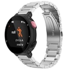 Garmin Forerunner 220 / 230 / 235 / 630 / 620 / 736 Steel Watch Band - Sølv