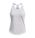 Under Armour Débardeur UA Streaker Gilet Femme, Blanc/Blanc/Réfléchissant, M