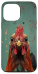 Coque pour iPhone 13 Pro Max Modèle de poulet Amant de poulet d’animal de ferme vintage