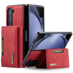 Samsung Galaxy Z Fold5 5G      Magnetic Wallet    Red