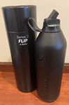 CHILLY'S    BOTTLE   1L   SERIES 2  FLIP  ABYSS BLACK