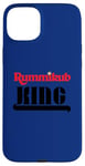 Coque pour iPhone 15 Plus Logo Rummikub King avec encre noire Royal Crown