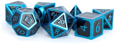 FanRoll by Metallic Dice Games 16mm Metal Polyhedral DND Dice Set: B (US IMPORT)