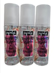 3 x Impulse Raspberry Ripple and Pink Peppercorns Body Mist Spray 3x150ml Pack