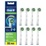 Oral-B Cross Action Electric Toothbrush Heads Genuine Oral B - Pack of 8 White