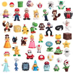 48-pack Super Mario Bros. Mini Figurer Dockmodell Prydnader-Perfekt