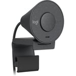 Logitech BRIO 300 Full HD Webcam Graphite 1080p Auto Light Correction